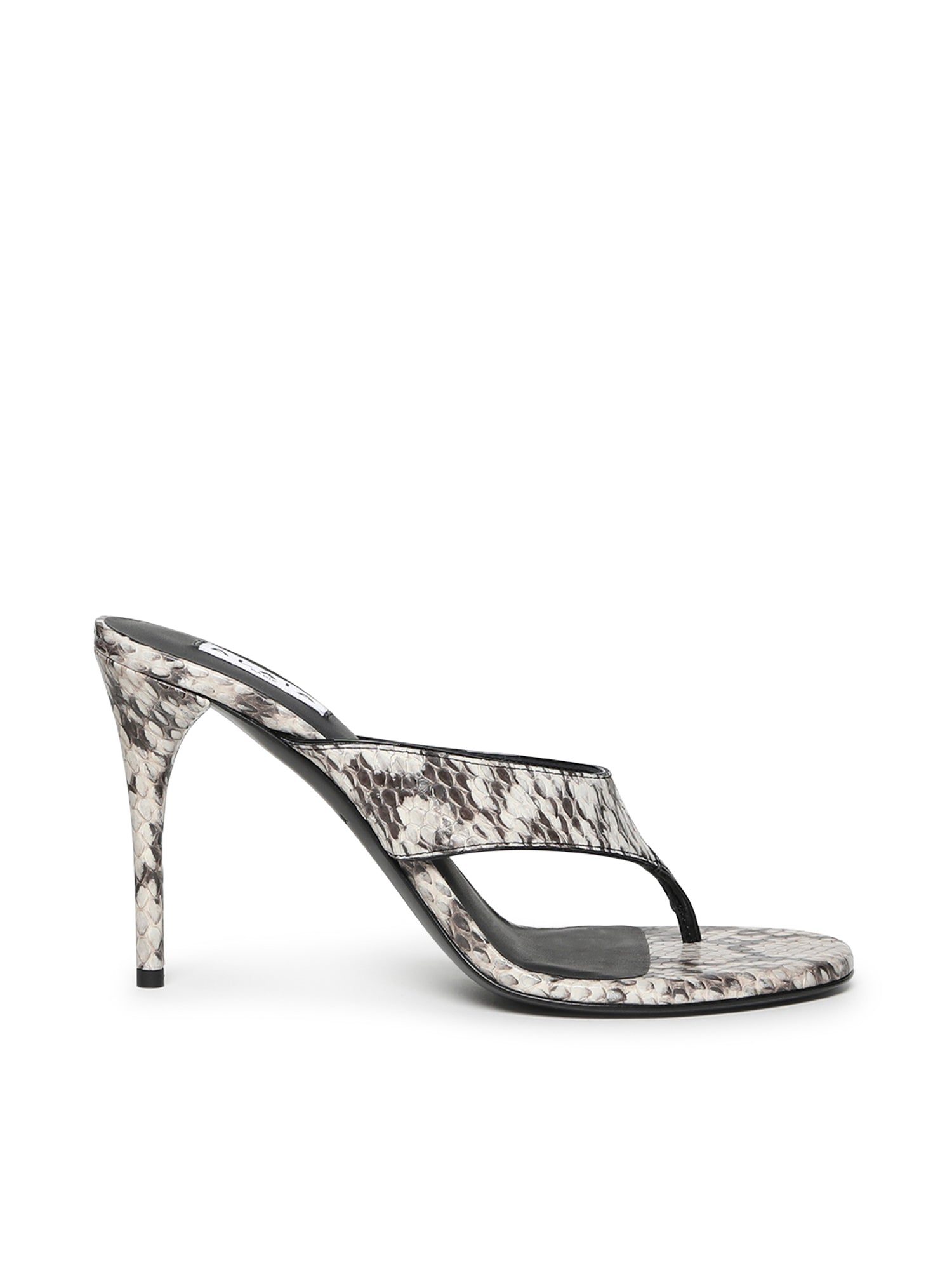 Mules infradito in elaphe AA3S133CK326 009 ALAIA 