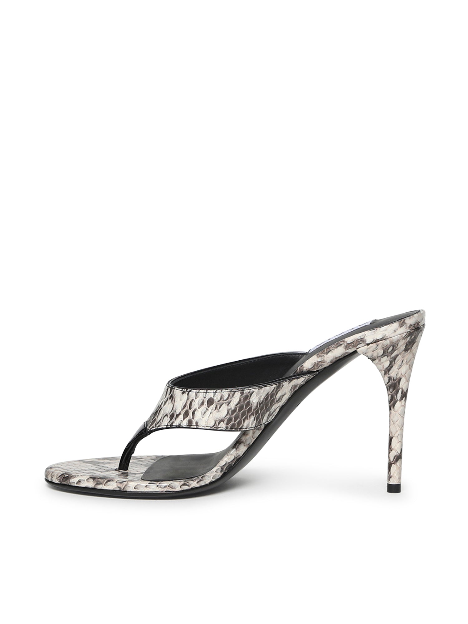 Mules infradito in elaphe AA3S133CK326 009 ALAIA 