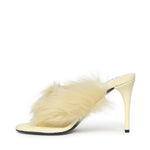 Mule infradito in pelle con shearling AA3S2005CK292 239 ALAIA 