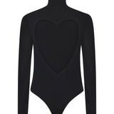 Body Heart in jersey AA9B0400J070B 995 ALAIA 