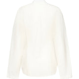 Camicia arrotondata in misto lino AA9C0988W069B 000 ALAIA 