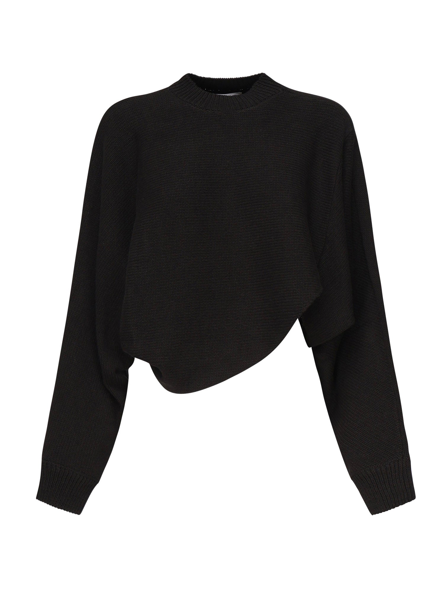Pullover asimmetrico AA9G0043K082B 995 ALAIA 