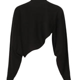 Pullover asimmetrico AA9G0043K082B 995 ALAIA 