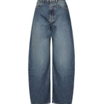 Jeans Round in denim délavé AA9P0176T536A 525 ALAIA 