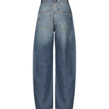 Jeans Round in denim délavé AA9P0176T536A 525 ALAIA 