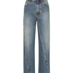 Jeans ritorti in deep stone denim AA9P1181D006B 505 ALAIA 