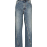 Jeans ritorti in deep stone denim AA9P1181D006B 505 ALAIA 