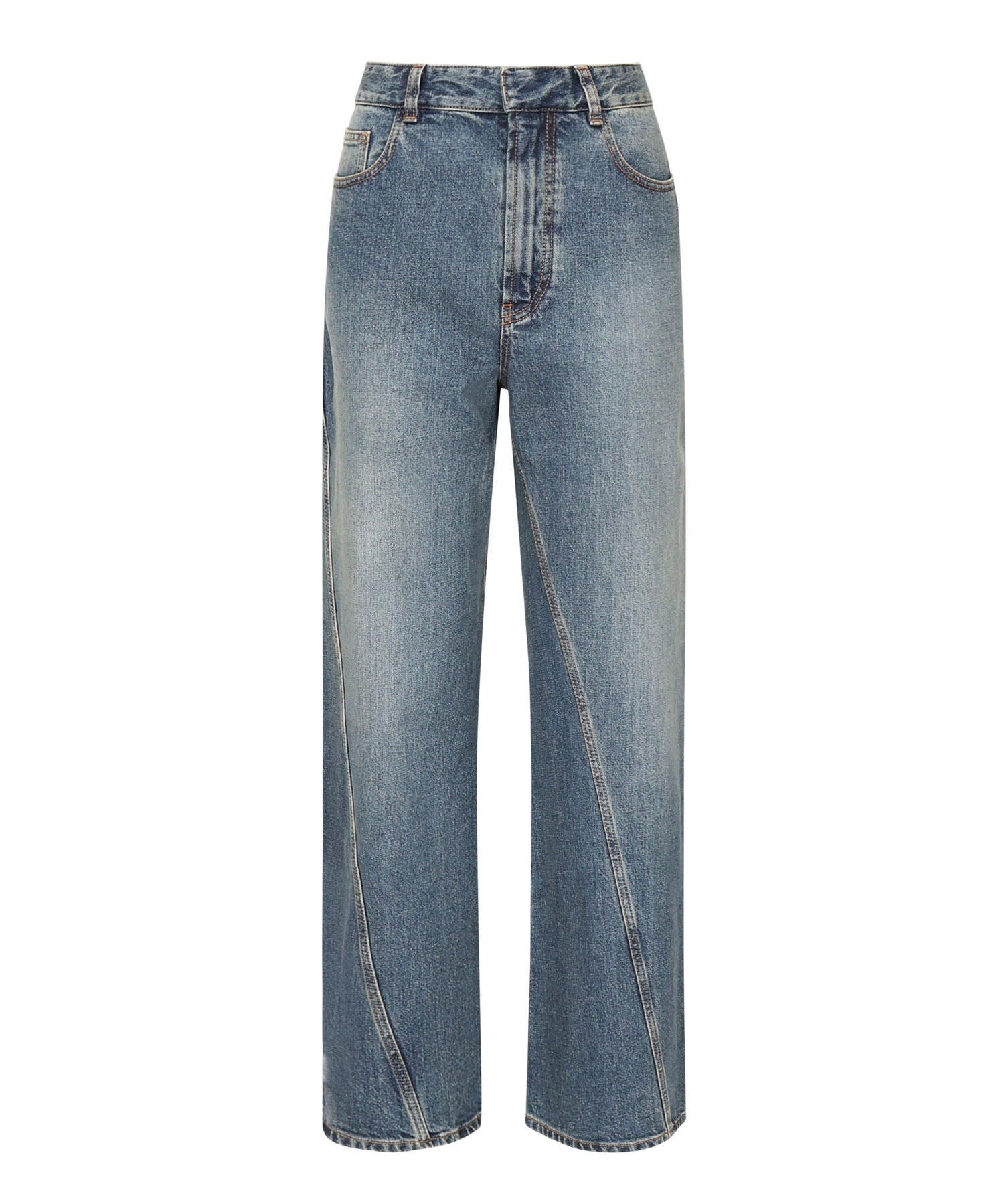 Jeans ritorti in deep stone denim AA9P1181D006B 505 ALAIA 