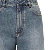 Jeans ritorti in deep stone denim AA9P1181D006B 505 ALAIA 