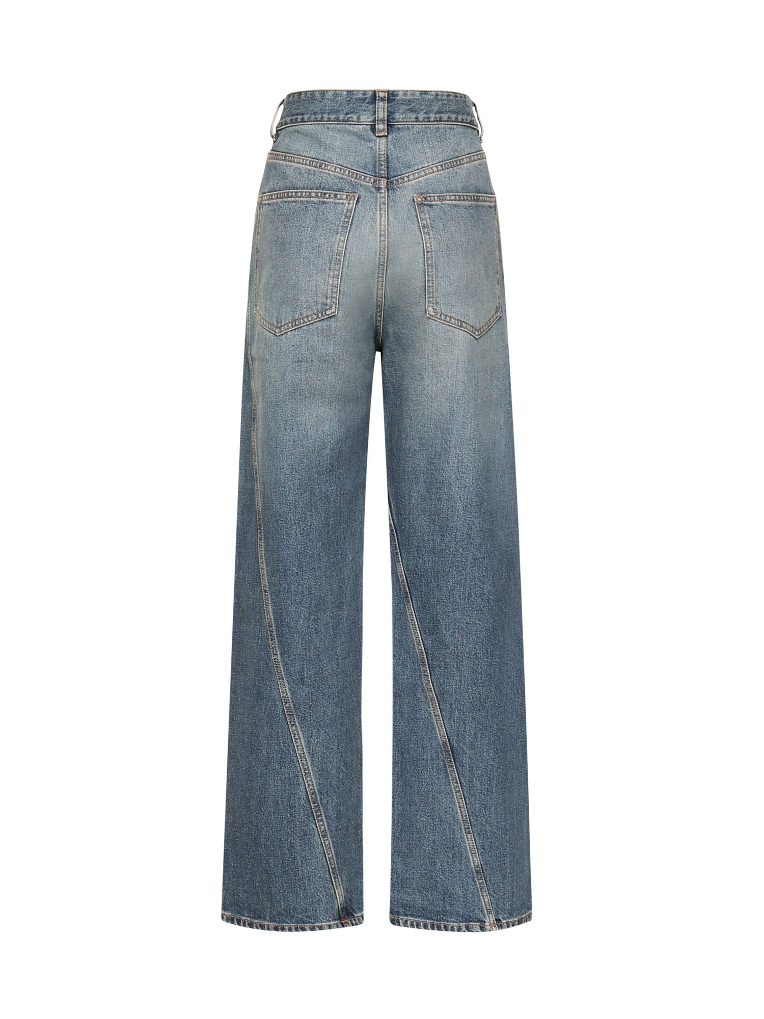 Jeans ritorti in deep stone denim AA9P1181D006B 505 ALAIA 