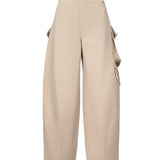 Pantaloni cargo arrotondati AA9P1203X072B 110 ALAIA 