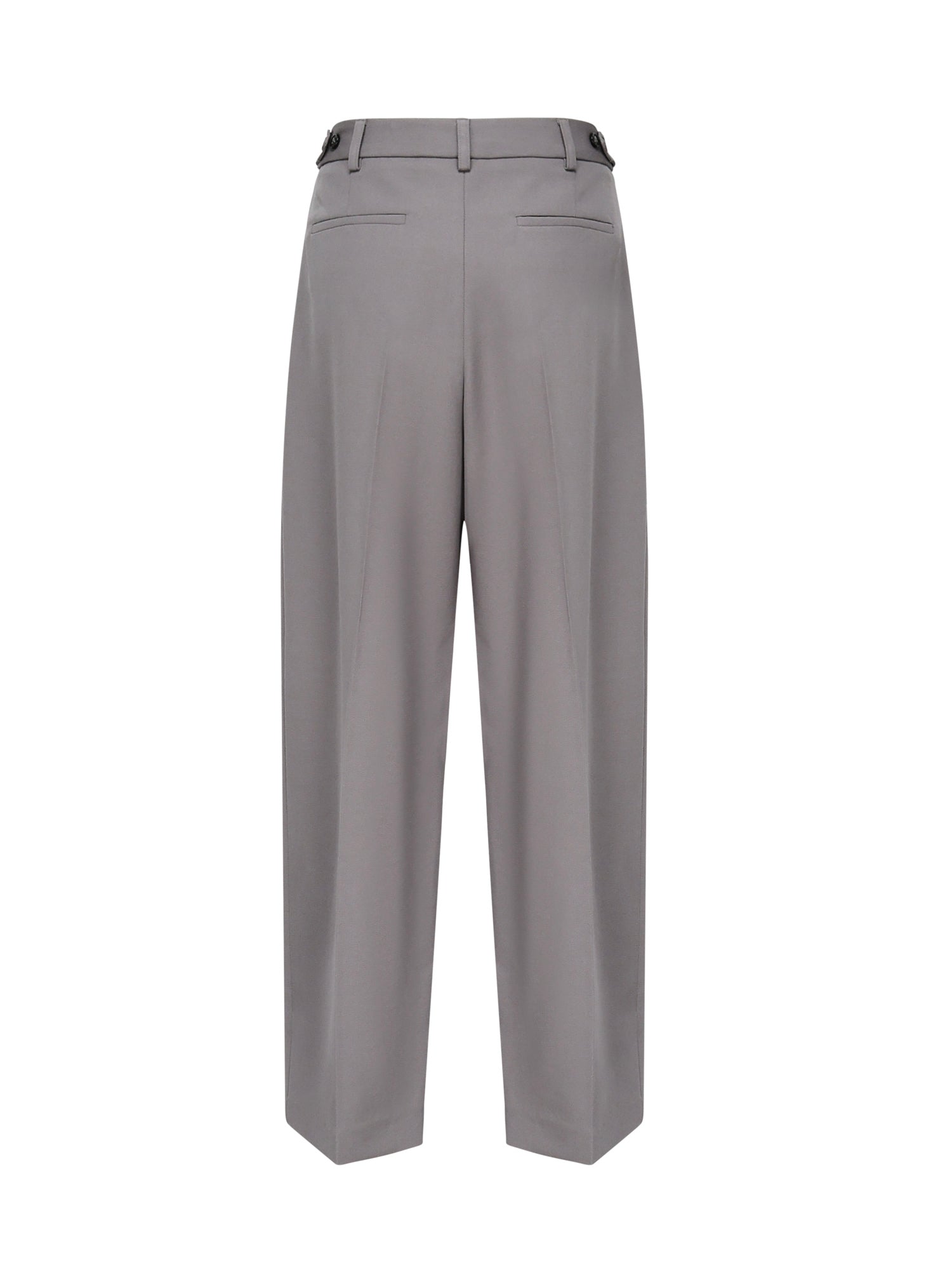 Pantaloni in gabardine di lana AA9P1210T612B 284 ALAIA 