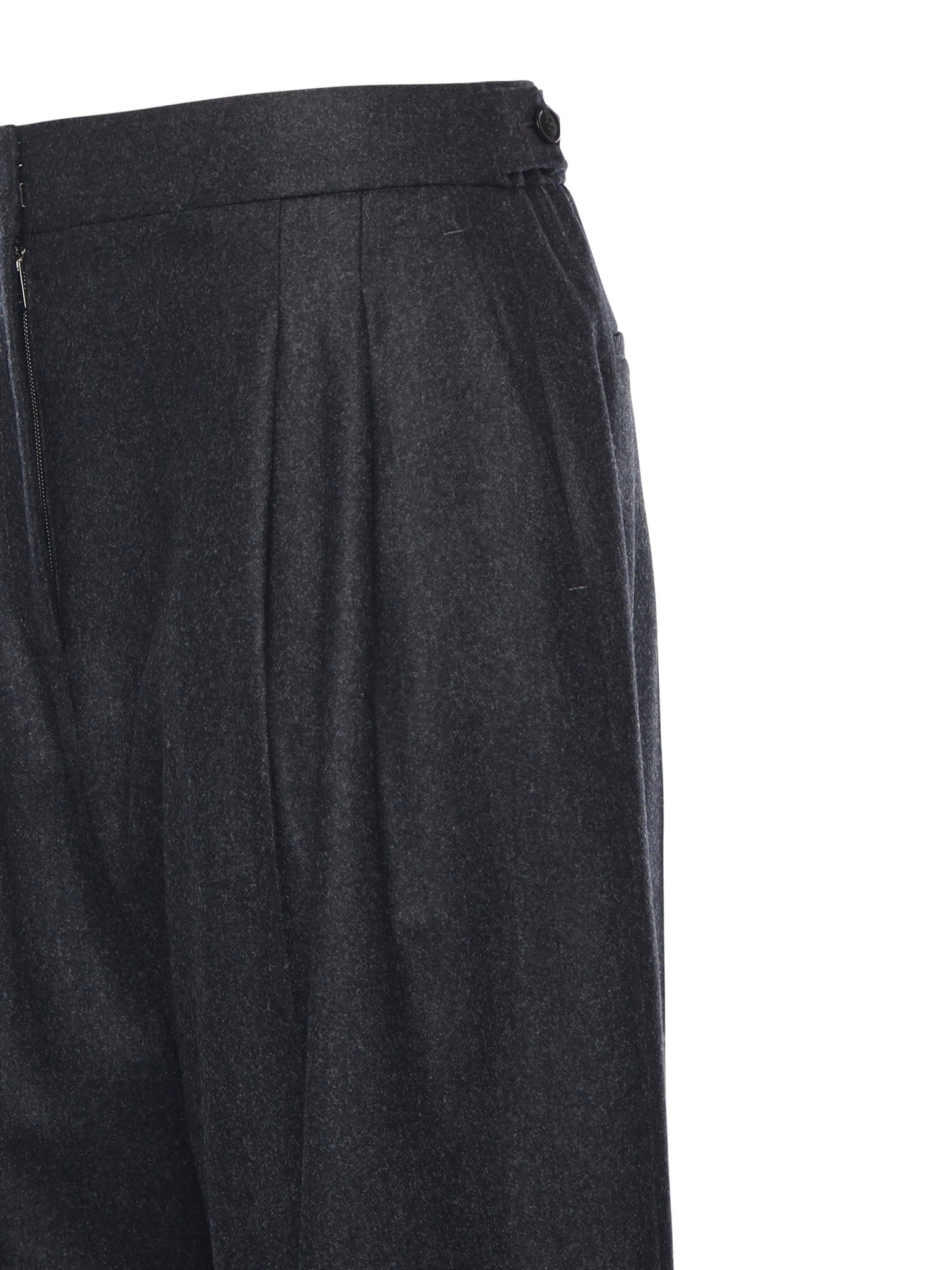 Pantaloni sartoriali in flanella di lana merino AA9P1254W011B 840 ALAIA 