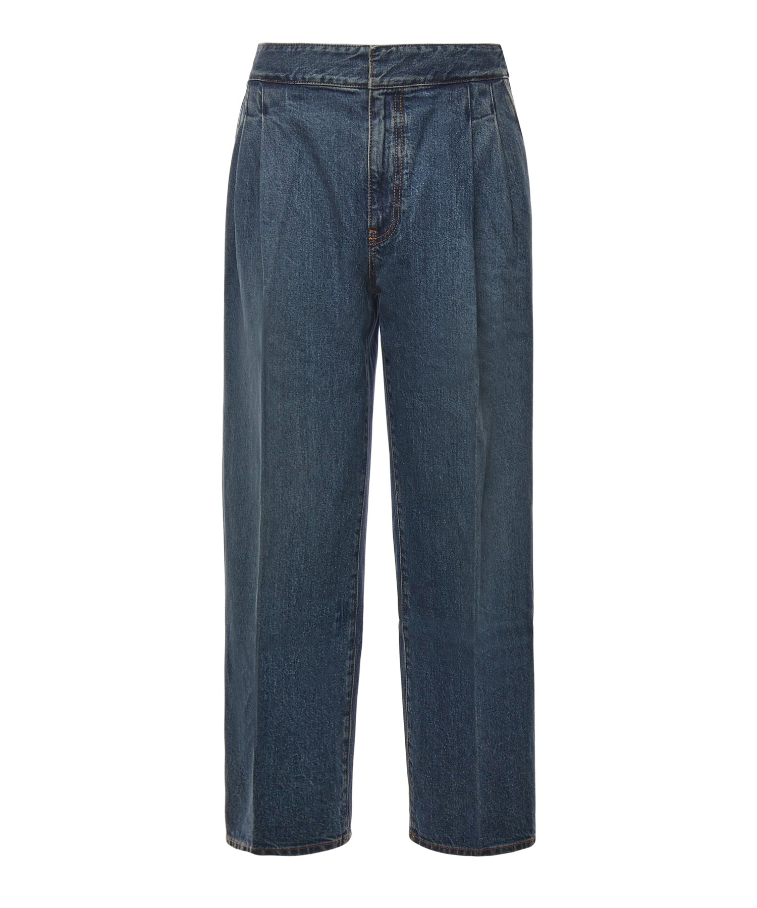 Jeans con pinces in denim AA9P1257D007B 517 ALAIA 