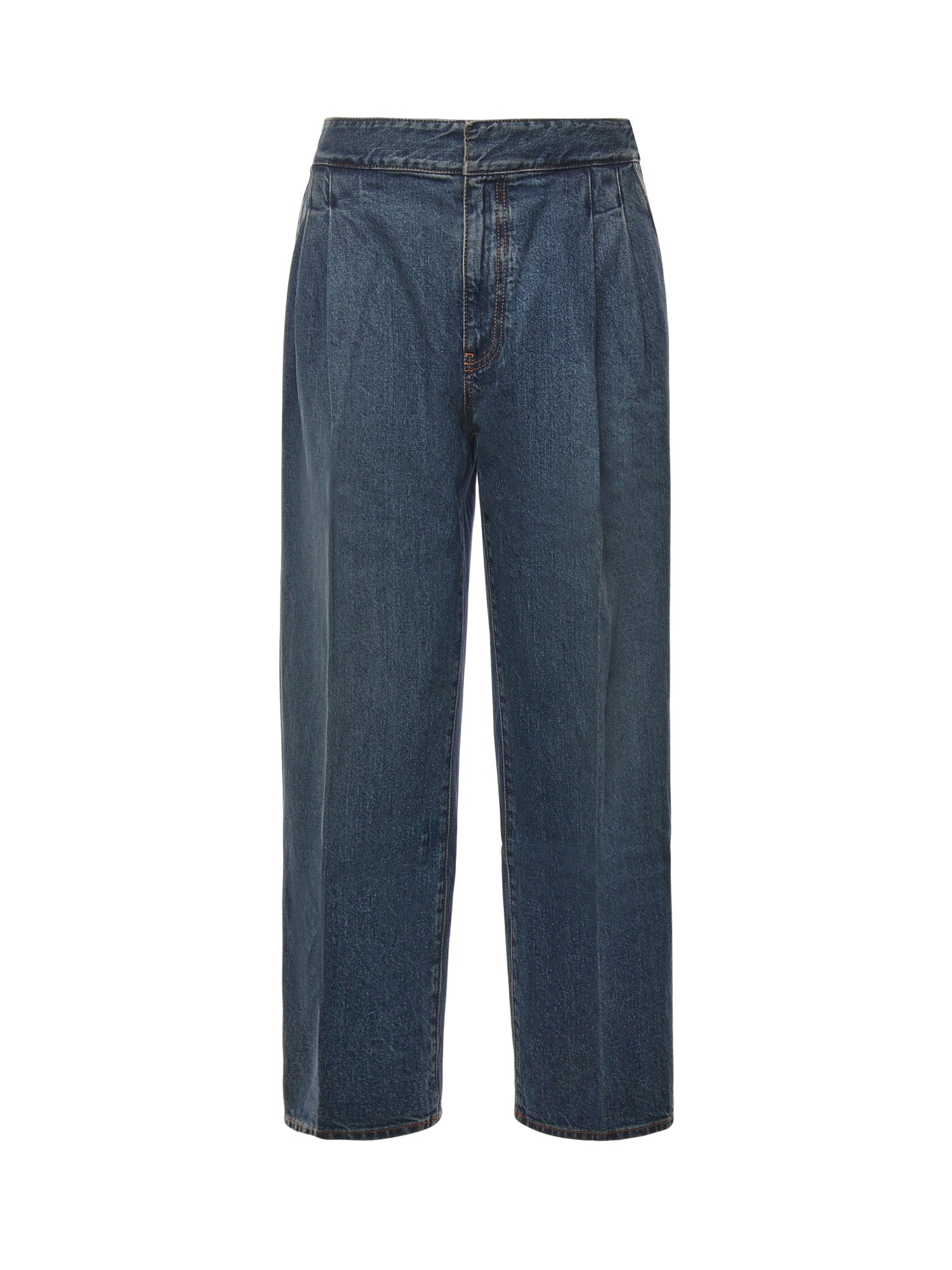 Jeans con pinces in denim AA9P1257D007B 517 ALAIA 