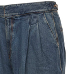 Jeans con pinces in denim AA9P1257D007B 517 ALAIA 