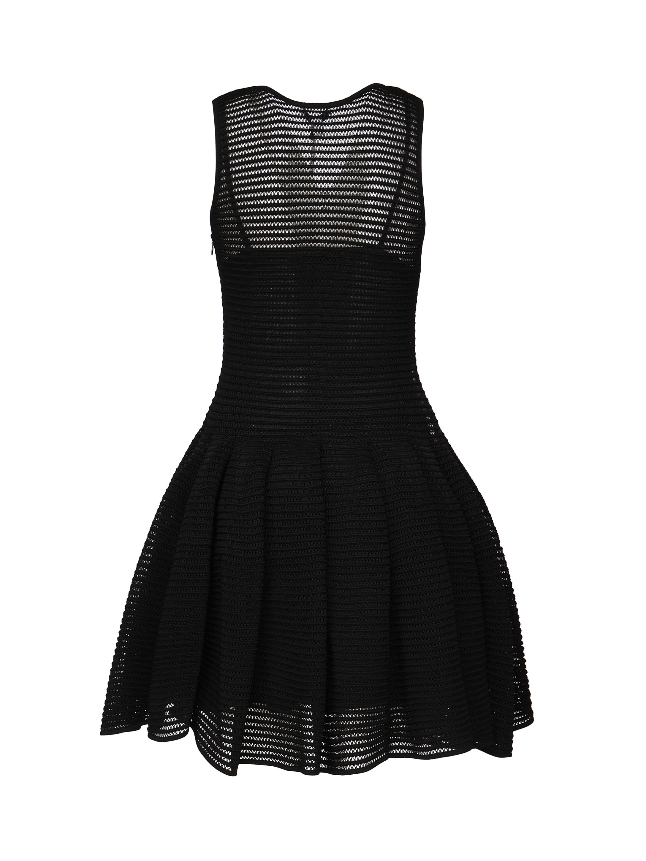 Vestito corti in maglia crinolina AA9R2534K008A 995 ALAIA 