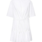 Abito t-shirt arricciato AA9R2659T611B 000 ALAIA 