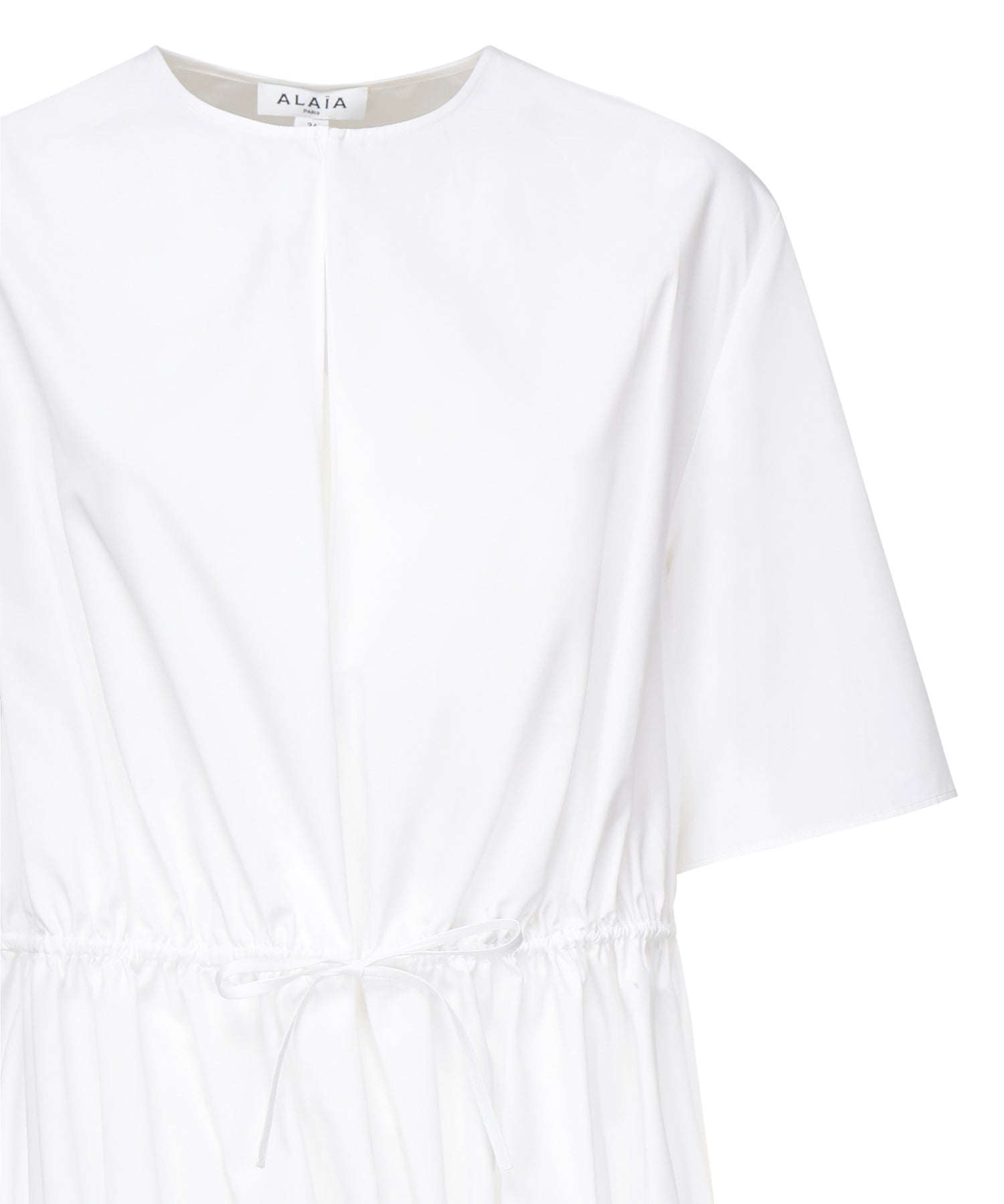 Abito t-shirt arricciato AA9R2659T611B 000 ALAIA 