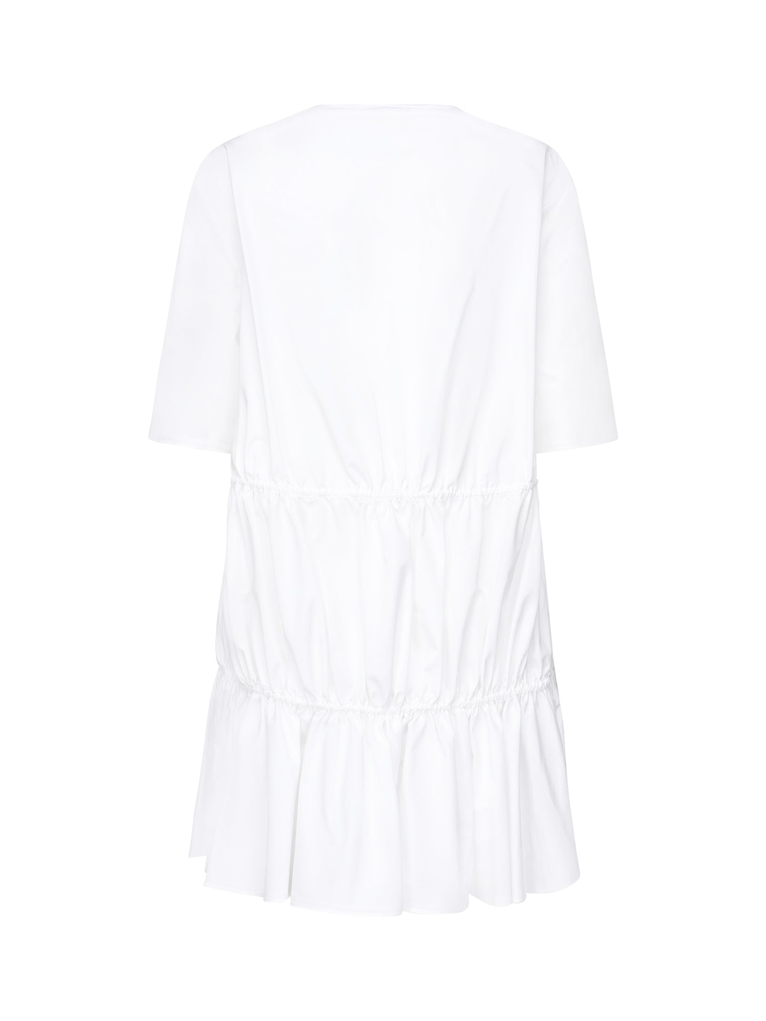 Abito t-shirt arricciato AA9R2659T611B 000 ALAIA 