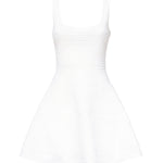 Abito skater in rafia AA9R2688K067B 000 ALAIA 