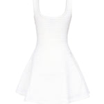 Abito skater in rafia AA9R2688K067B 000 ALAIA 