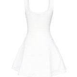 Abito skater in rafia AA9R2688K067B 000 ALAIA 