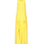 Abito lungo con ruche in georgette AA9R2708T666B 247 ALAIA 