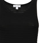 Abito corto con ruche in maglia AA9R2710K074B 995 ALAIA 