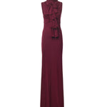 Abito con fiocco in jersey fluido AA9R2793J070B 350 ALAIA 