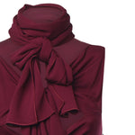 Abito con fiocco in jersey fluido AA9R2793J070B 350 ALAIA 