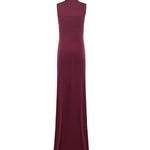 Abito con fiocco in jersey fluido AA9R2793J070B 350 ALAIA 
