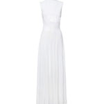Abito con cut-out in maglia di seta<BR/> AA9R2800K061B 000 ALAIA 