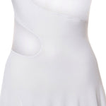 Abito con cut-out in maglia di seta<BR/> AA9R2800K061B 000 ALAIA 