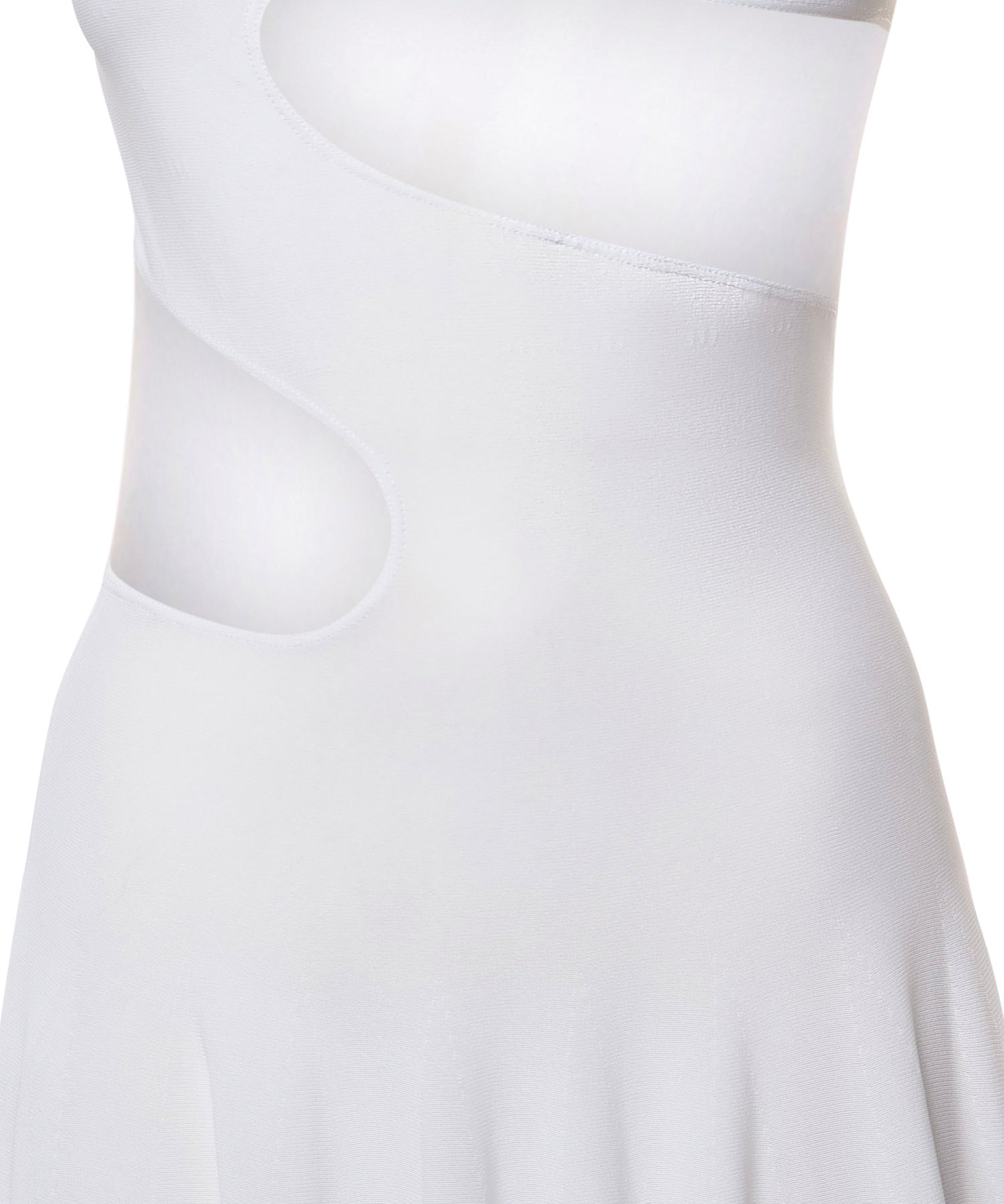 Abito con cut-out in maglia di seta<BR/> AA9R2800K061B 000 ALAIA 