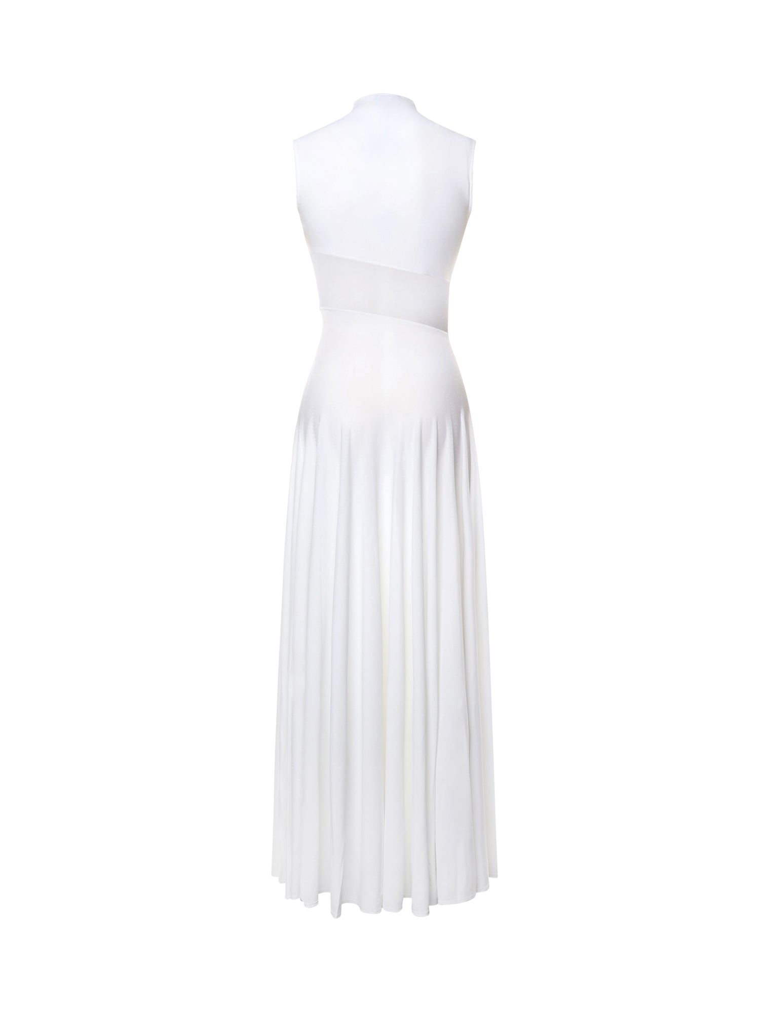 Abito con cut-out in maglia di seta<BR/> AA9R2800K061B 000 ALAIA 