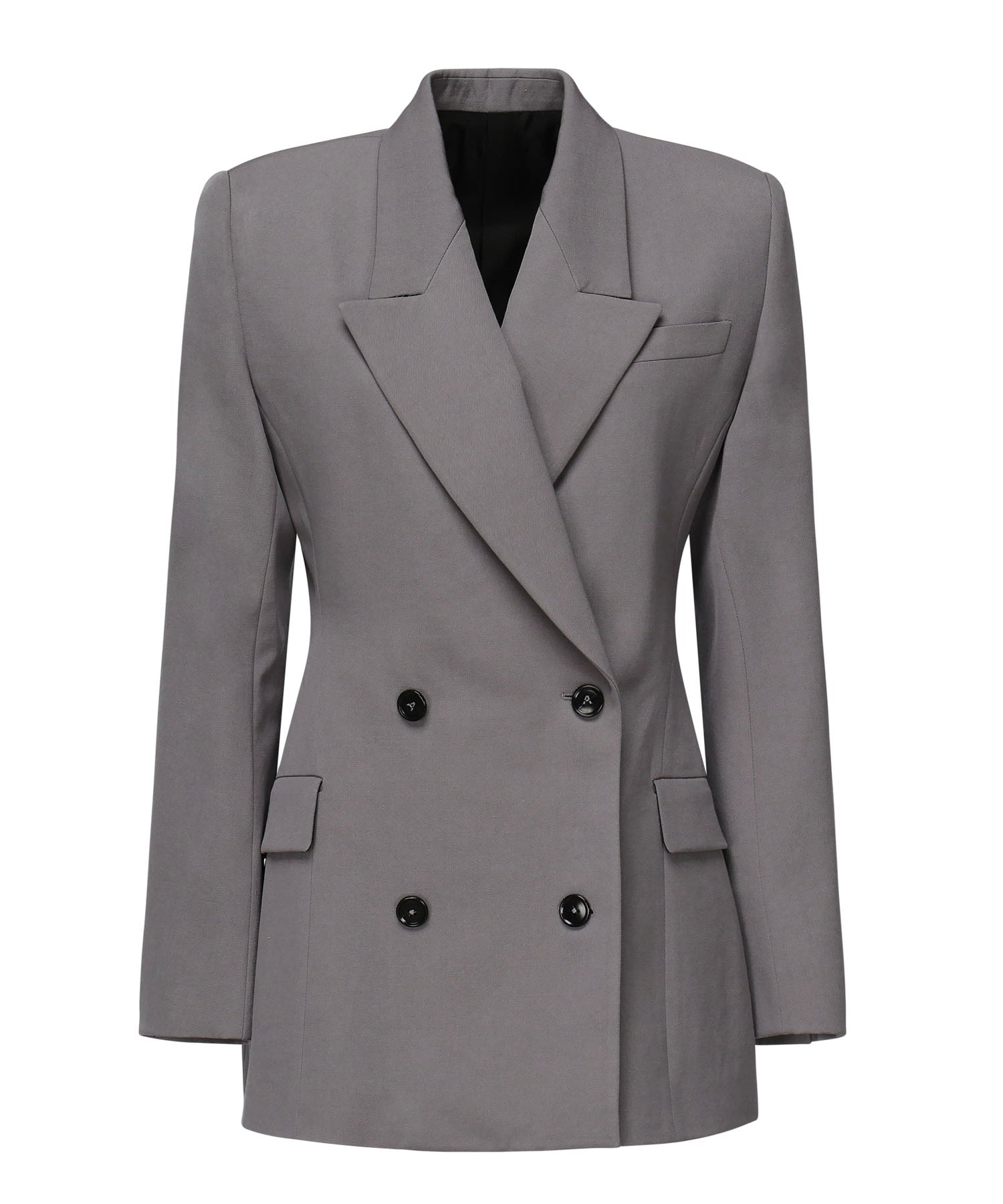 Giacca sartoriale doppiopetto in gabardine di lana AA9V1129T612B 284 ALAIA 