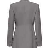 Giacca sartoriale doppiopetto in gabardine di lana AA9V1129T612B 284 ALAIA 