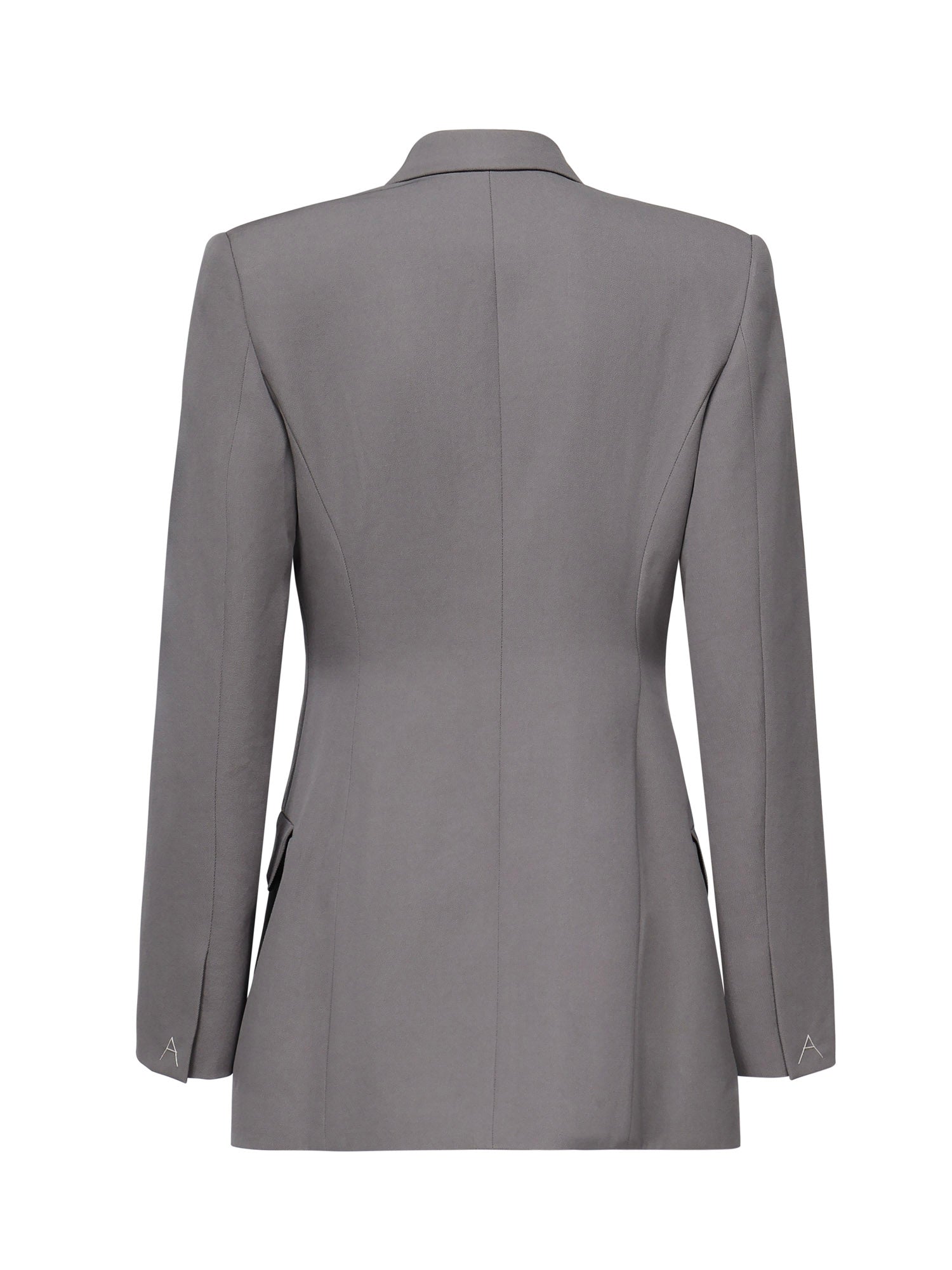 Giacca sartoriale doppiopetto in gabardine di lana AA9V1129T612B 284 ALAIA 