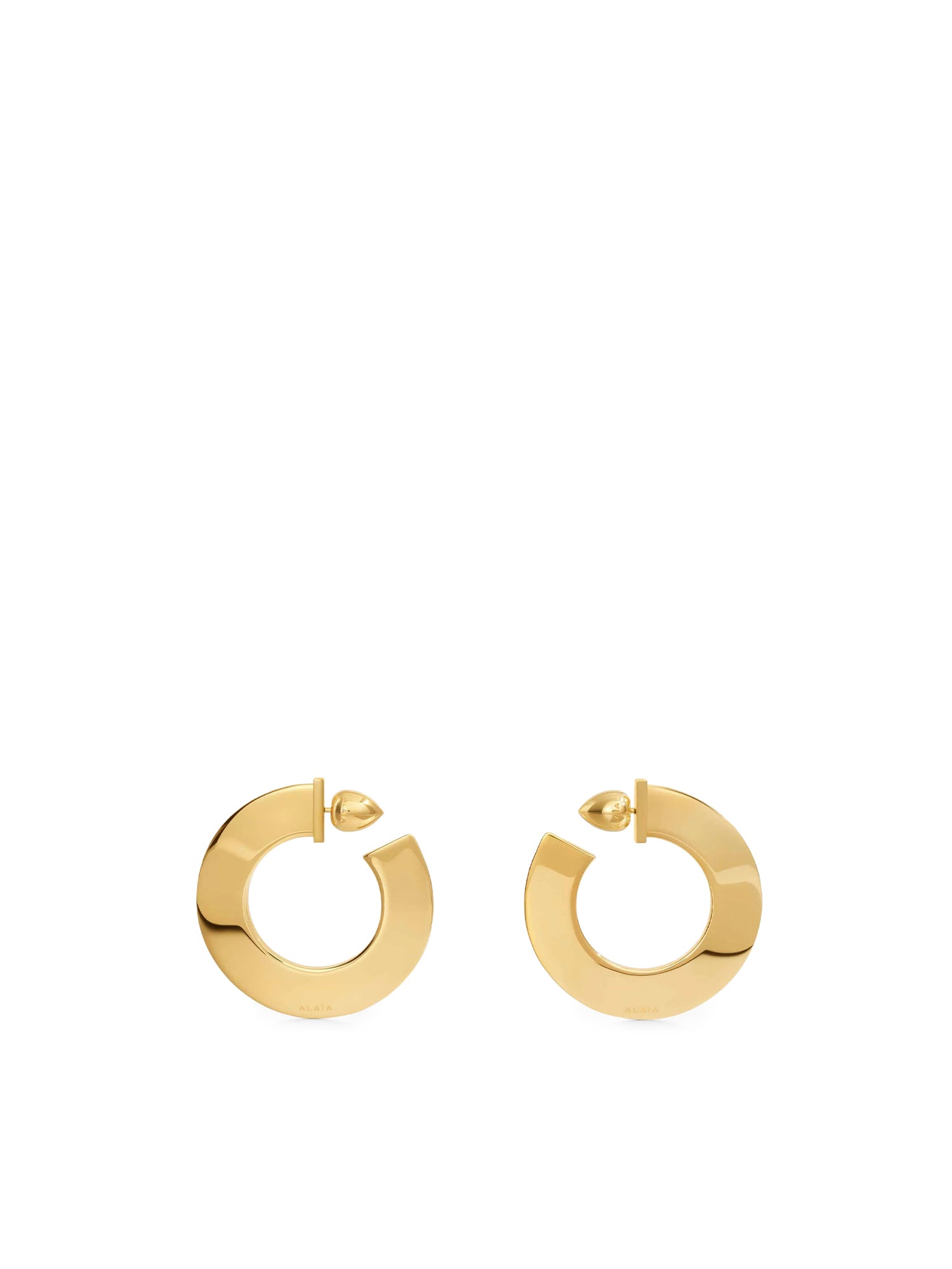 Orecchini Blade Hoop Small AAJE1019E006 220 ALAIA 