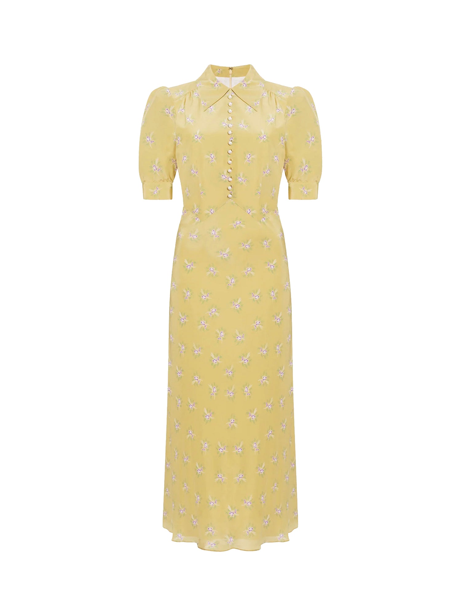 Abito midi con stampa floreale FABX3598F4726 1792 ALESSANDRA RICH 