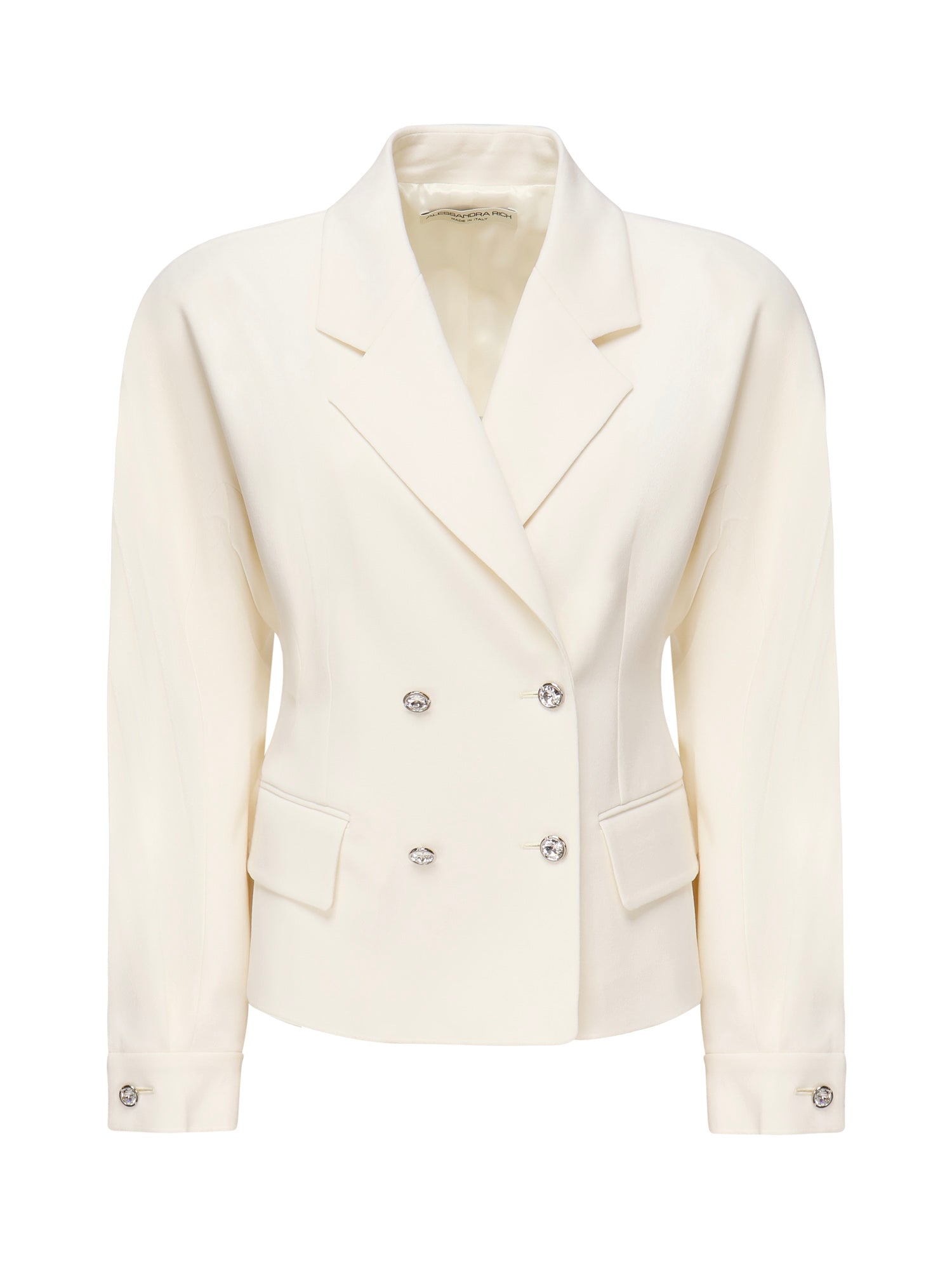 Giacca in crêpe di lana FABX4143F2335 0822 ALESSANDRA RICH 