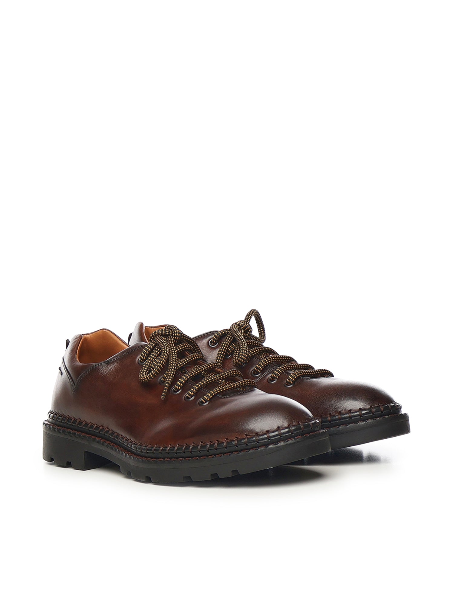 Scarpe stringate in pelle 68004 TABACCO ALEXANDER HOTTO 