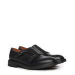 Scarpe Monk strap in pelle 68046 NERO ALEXANDER HOTTO 