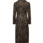Cappotto lungo con stampa leopardo 26AL202 CAMMELLO ALISHEVA 