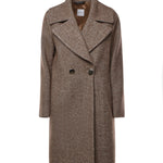 Cappotto Pesca in lana e cashmere 26AL203 CAFFE ALISHEVA 