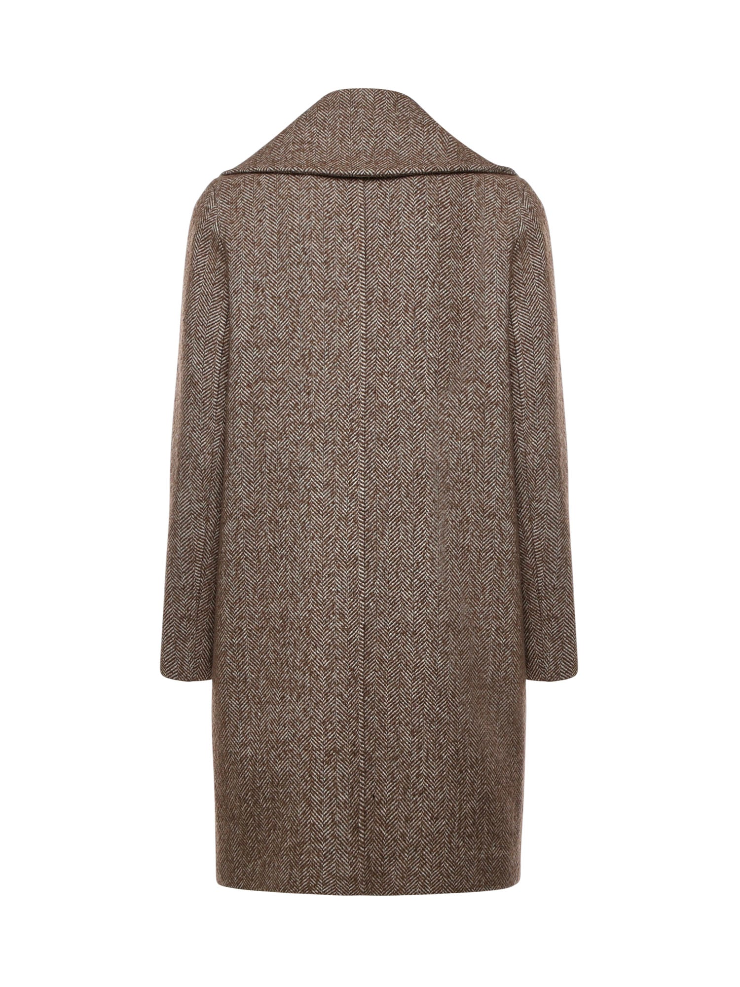 Cappotto Pesca in lana e cashmere 26AL203 CAFFE ALISHEVA 
