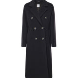 Cappotto double in lana e cashmere 26AL211 NERO ALISHEVA 