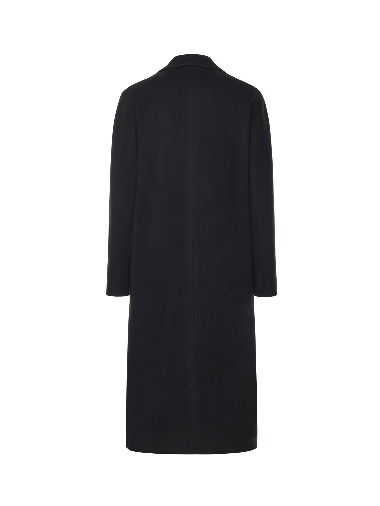 Cappotto double in lana e cashmere 26AL211 NERO ALISHEVA 