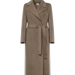 Cappotto lungo in lana 26AL218 BEIGE MELANGE ALISHEVA 